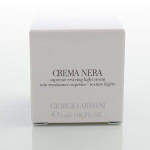 Giorgio Armani Crema Nera Supreme Reviving Cream MINI .16oz, 5ml New in Box